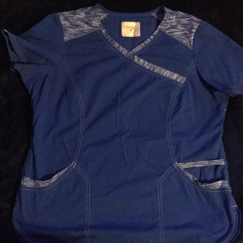 Royal blue scrubstar scrub top [@ losest price available] Bundle & Save!